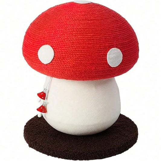 Mushroom Sisal Scratching Post