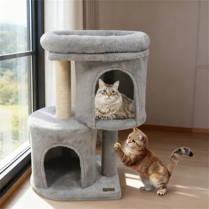 26-Inch Cat Tree with Two Condos, view 2