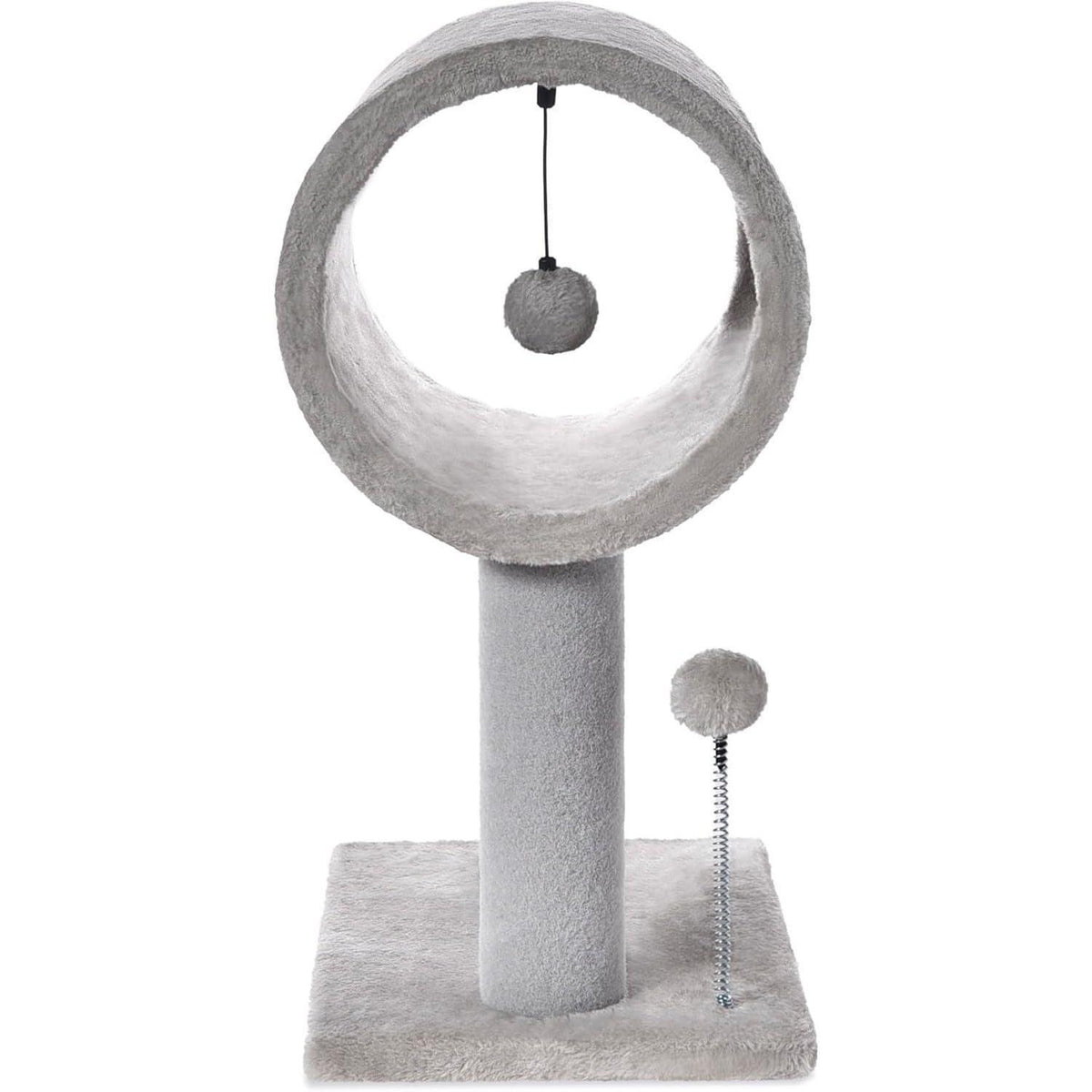 21-Inch Cat Tree with Plush Tunnel, view 3