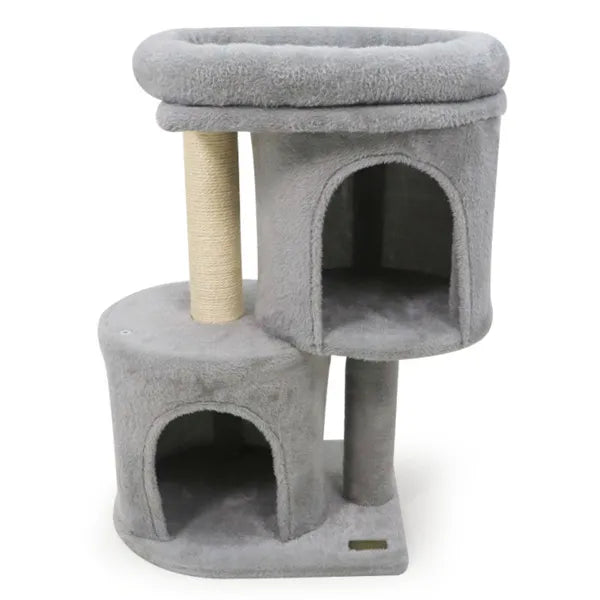 26-Inch Cat Tree with Two Condos